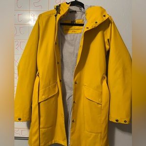 Helly Hansen Raincoat - Yellow, XS